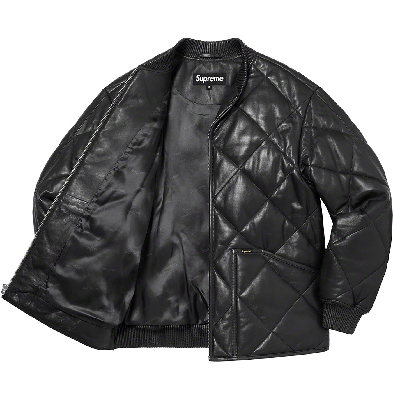 Quilted Leather Work Jacket view 15